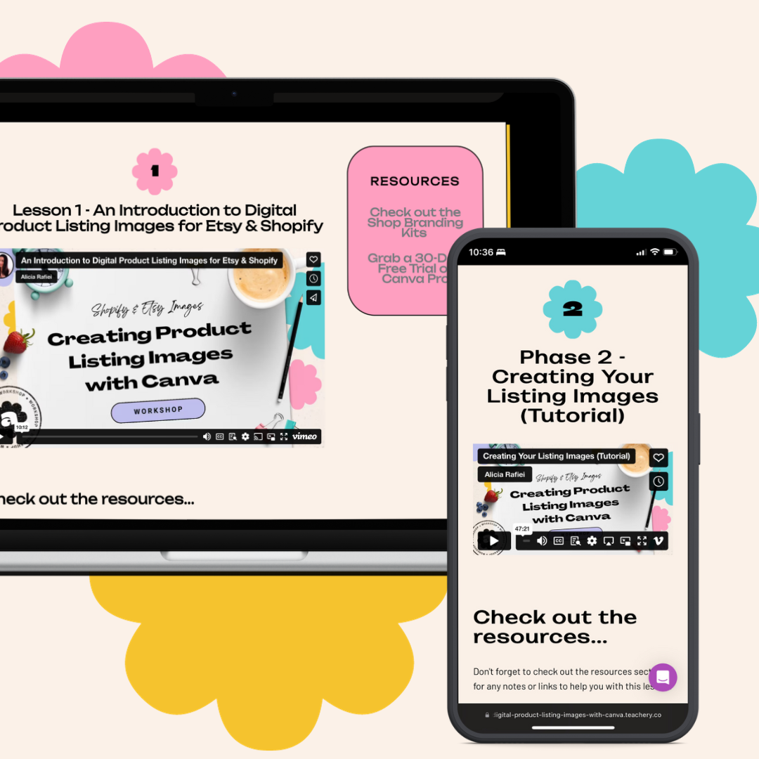 Creating High-converting Digital Product Listing Images for Etsy & Shopify with Canva