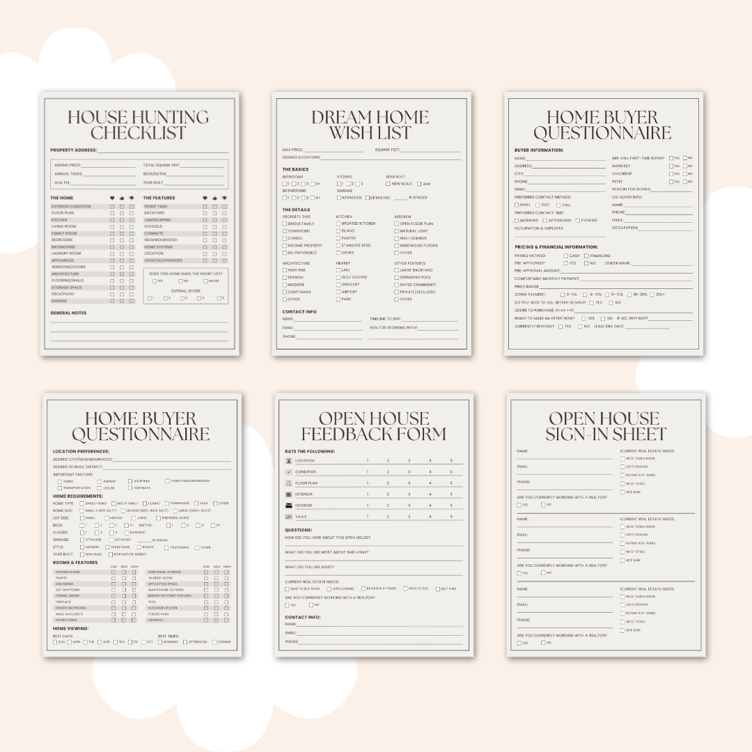 House Hunting Resource Bundle – Canva Template (PLR)