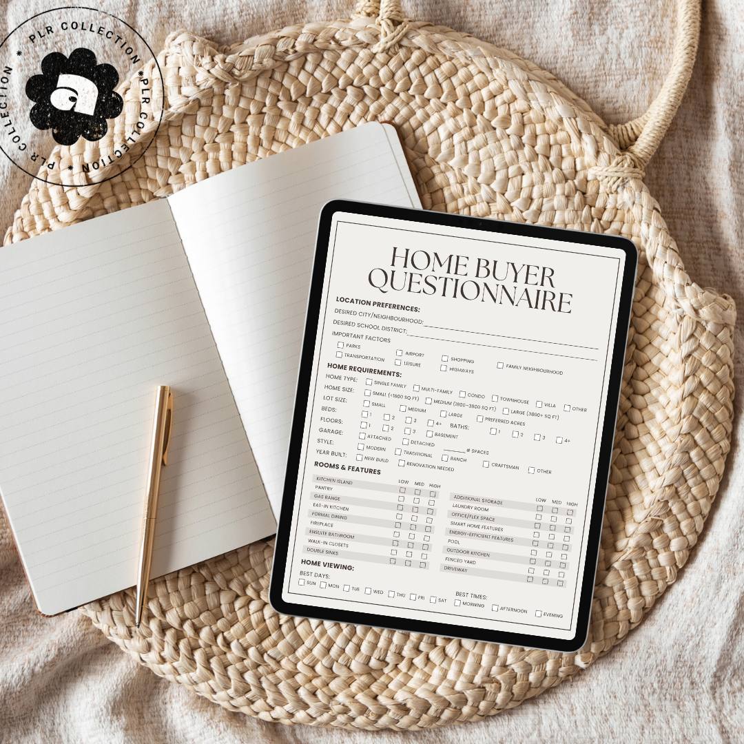 House Hunting Resource Bundle – Canva Template (PLR)