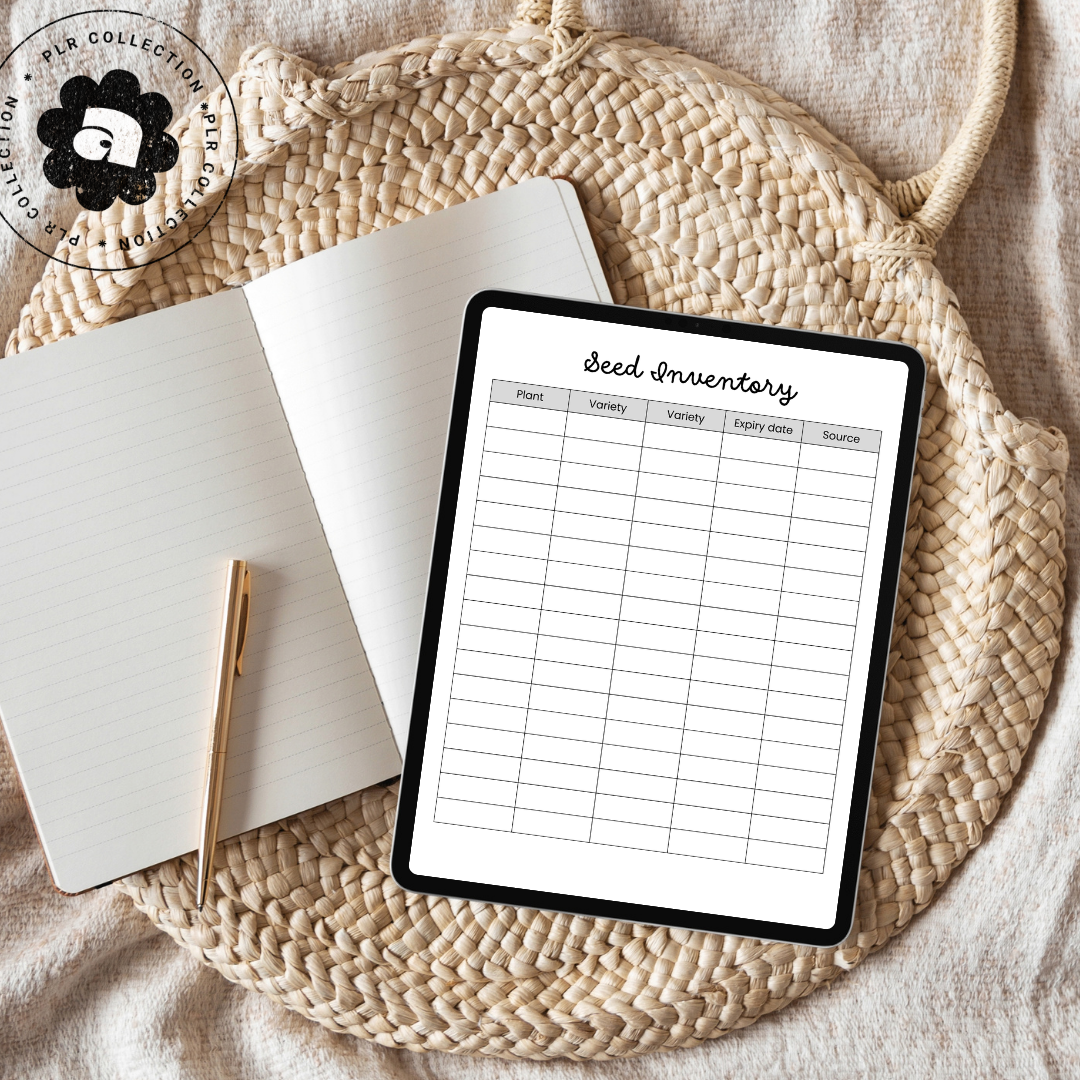 Garden Planner – Canva Template (PLR)