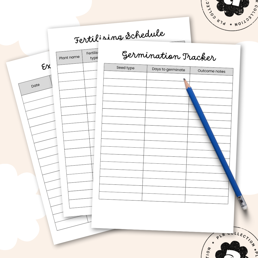 Garden Planner – Canva Template (PLR)