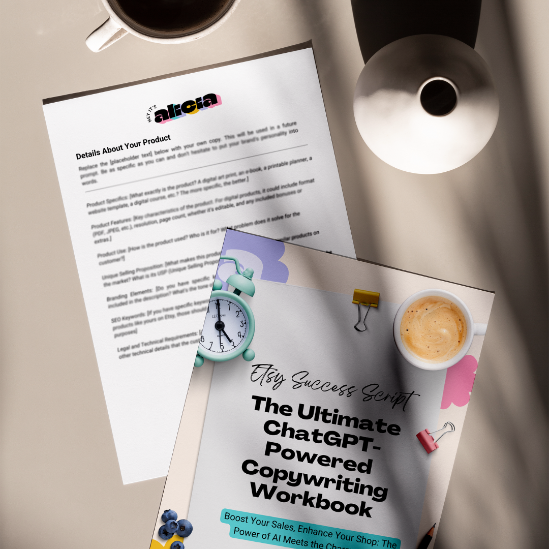 Etsy Success Script: The Ultimate ChatGPT-Powered Copywriting Workbook