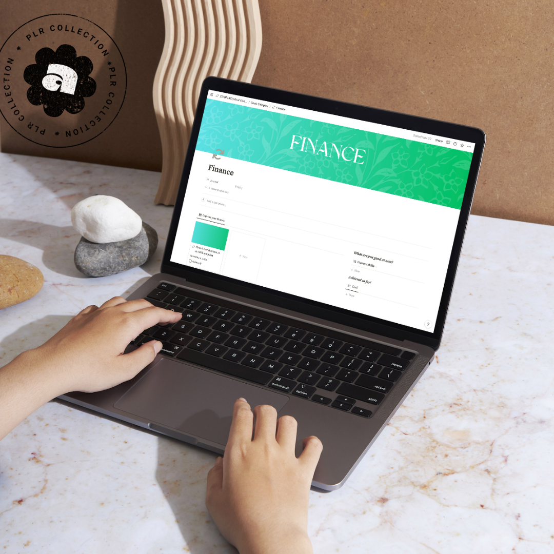 PLR - Goal Planner Notion Template (Commercial Use)