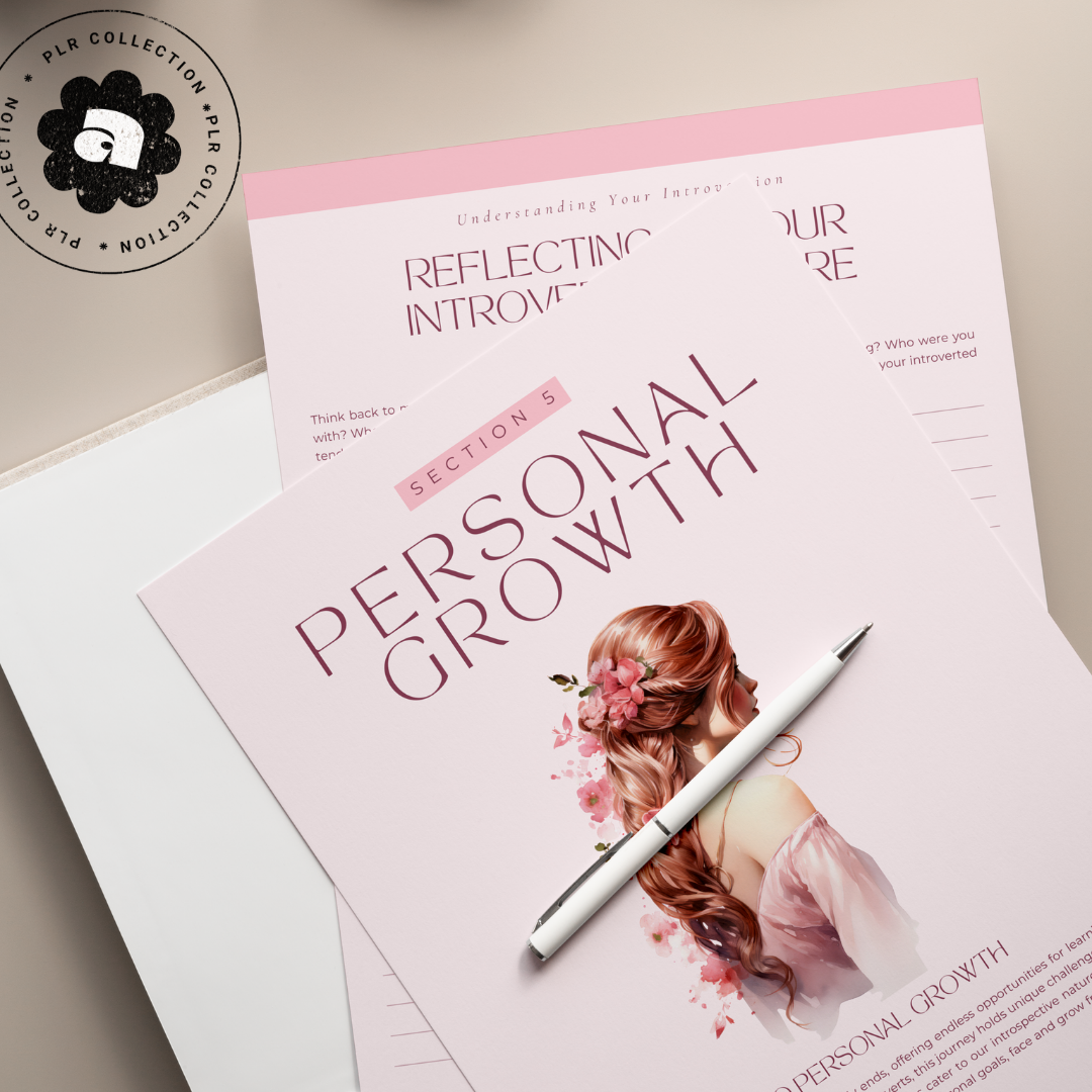 PLR - Introvert Journal Canva Template (Commercial Use)