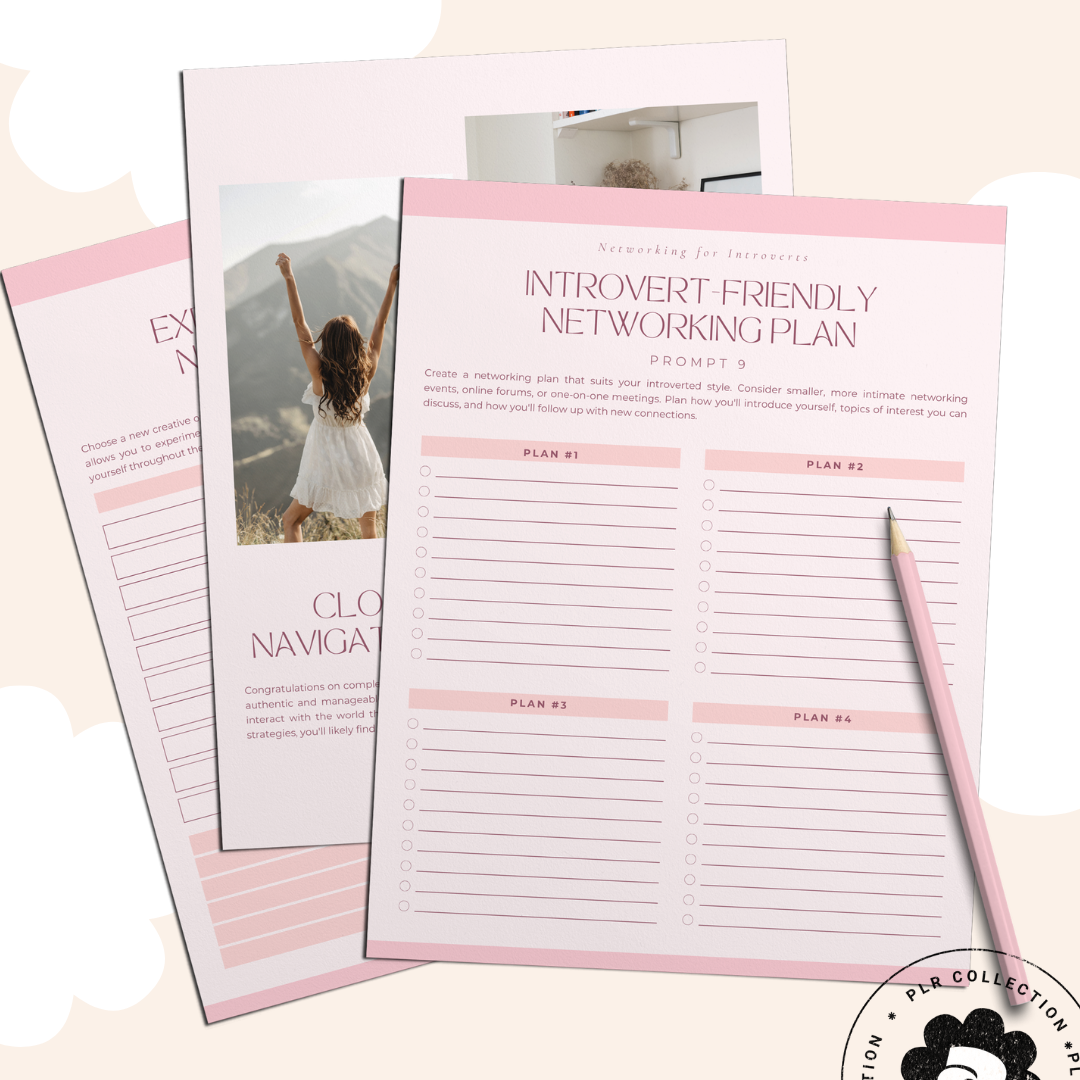 PLR - Introvert Journal Canva Template (Commercial Use)