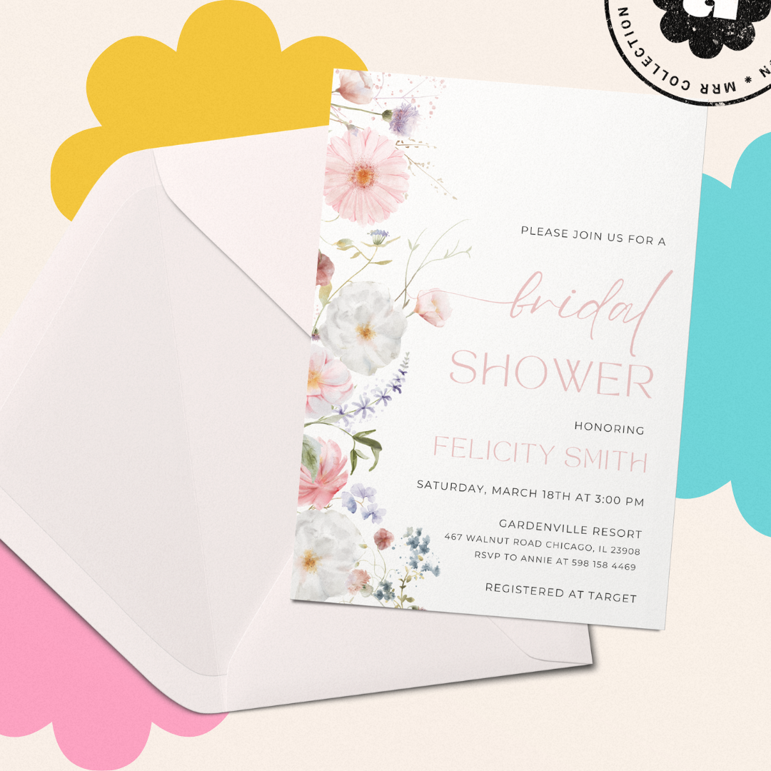 MRR - Elegant Bridal Shower Canva Template Bundle