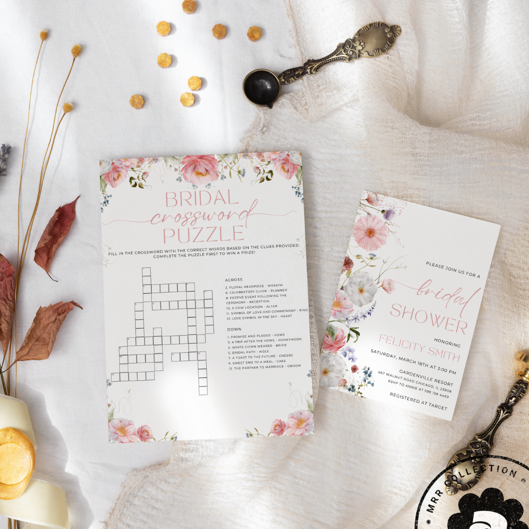 MRR - Elegant Bridal Shower Canva Template Bundle