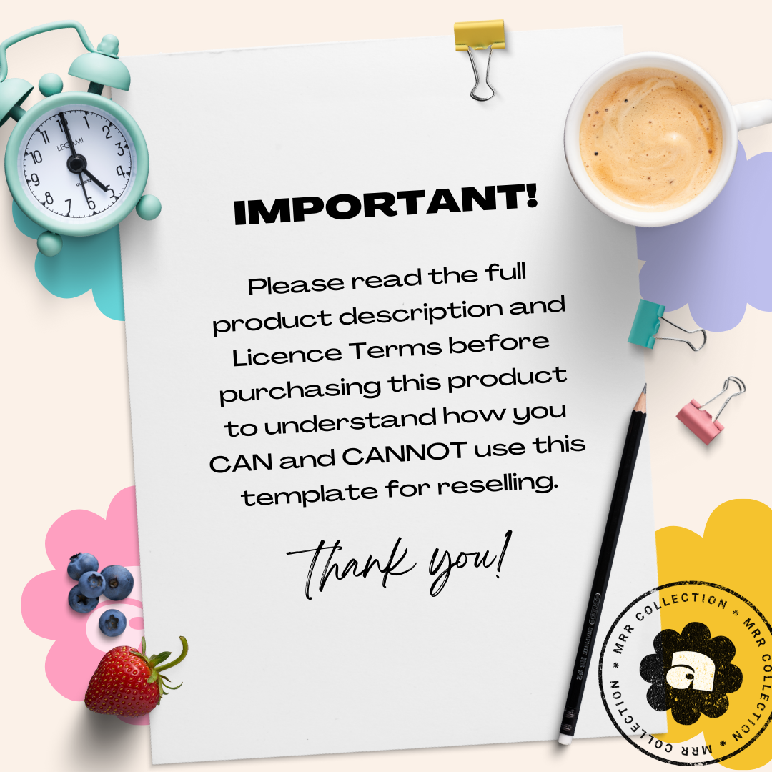 MRR - Service & Pricing Portfolio Canva Template