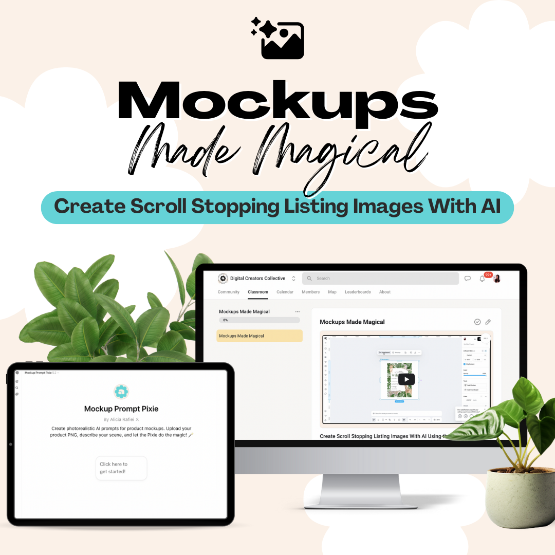 Mockups Made Magical: Create Scroll Stopping Listing Images With AI