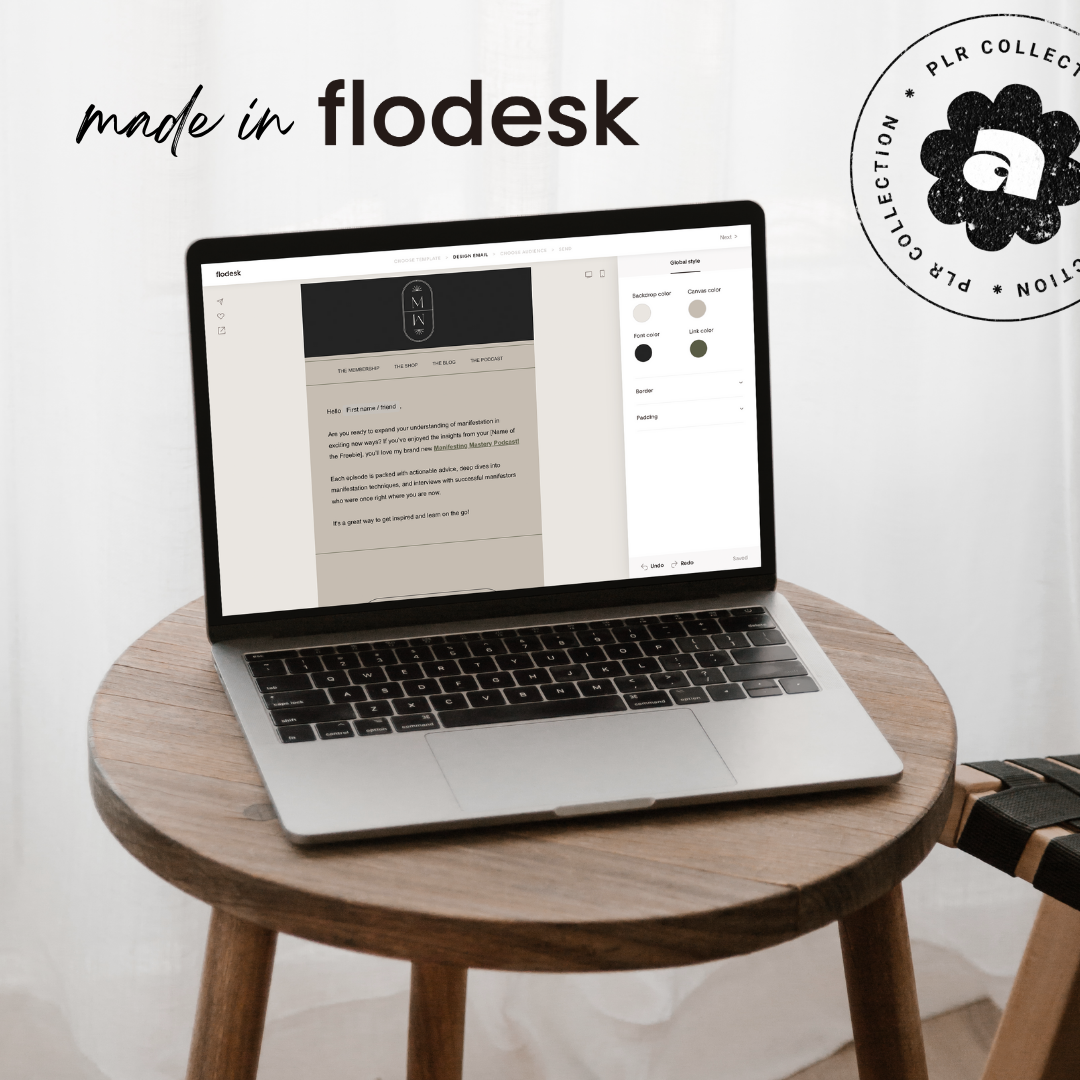 PLR - Welcome Sequence Flodesk Email Template Bundle (Commercial Use)