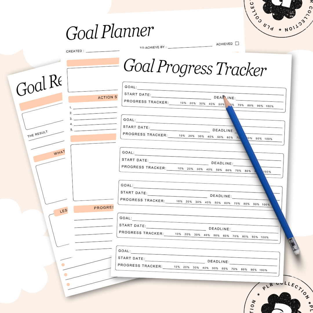 PLR Ultimate Goal Planner – Canva Template (Commercial Use)