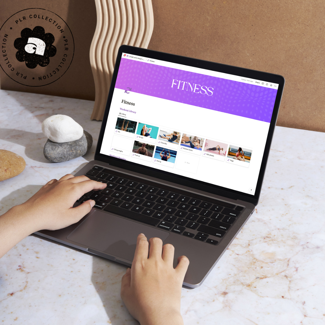 PLR - Weight Loss Planner Notion Template (Commercial Use)