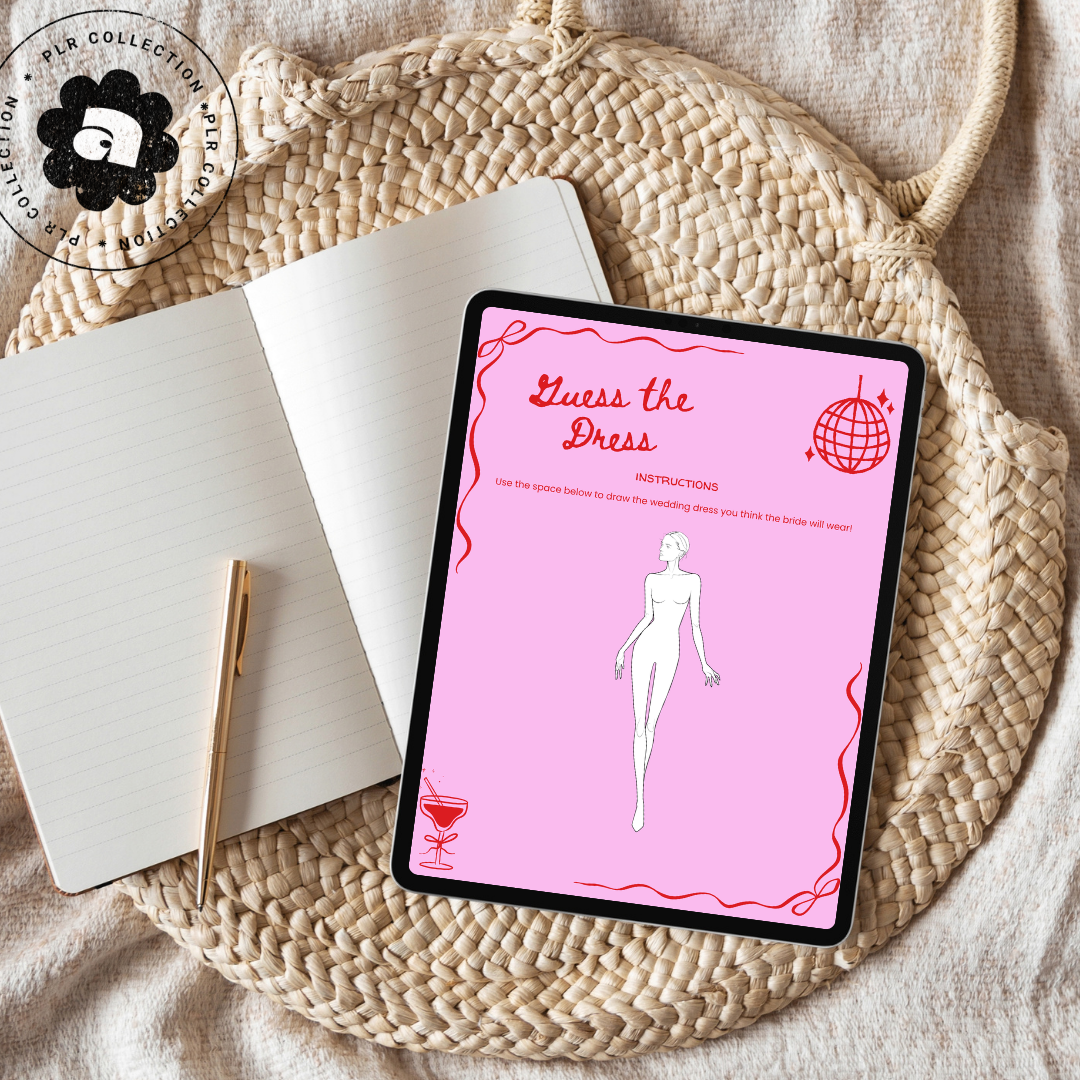 Bachelorette Party Games Bundle – Canva Template (PLR)
