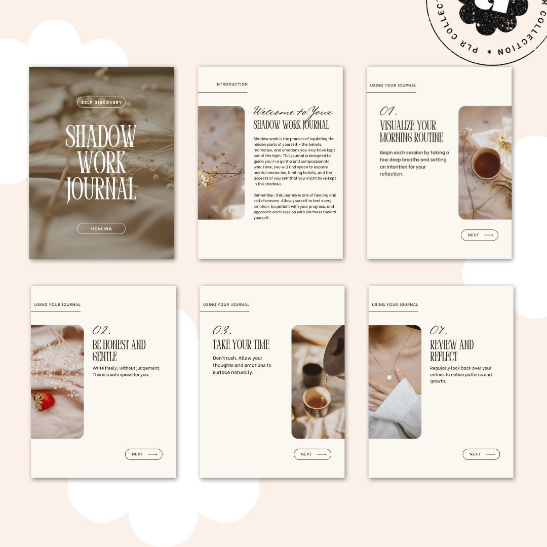 Shadow Work Journal – Canva Template (PLR)