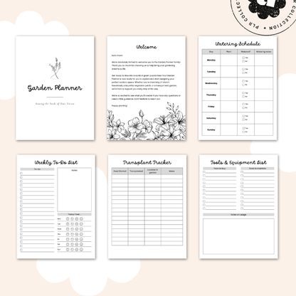 Garden Planner – Canva Template (PLR)