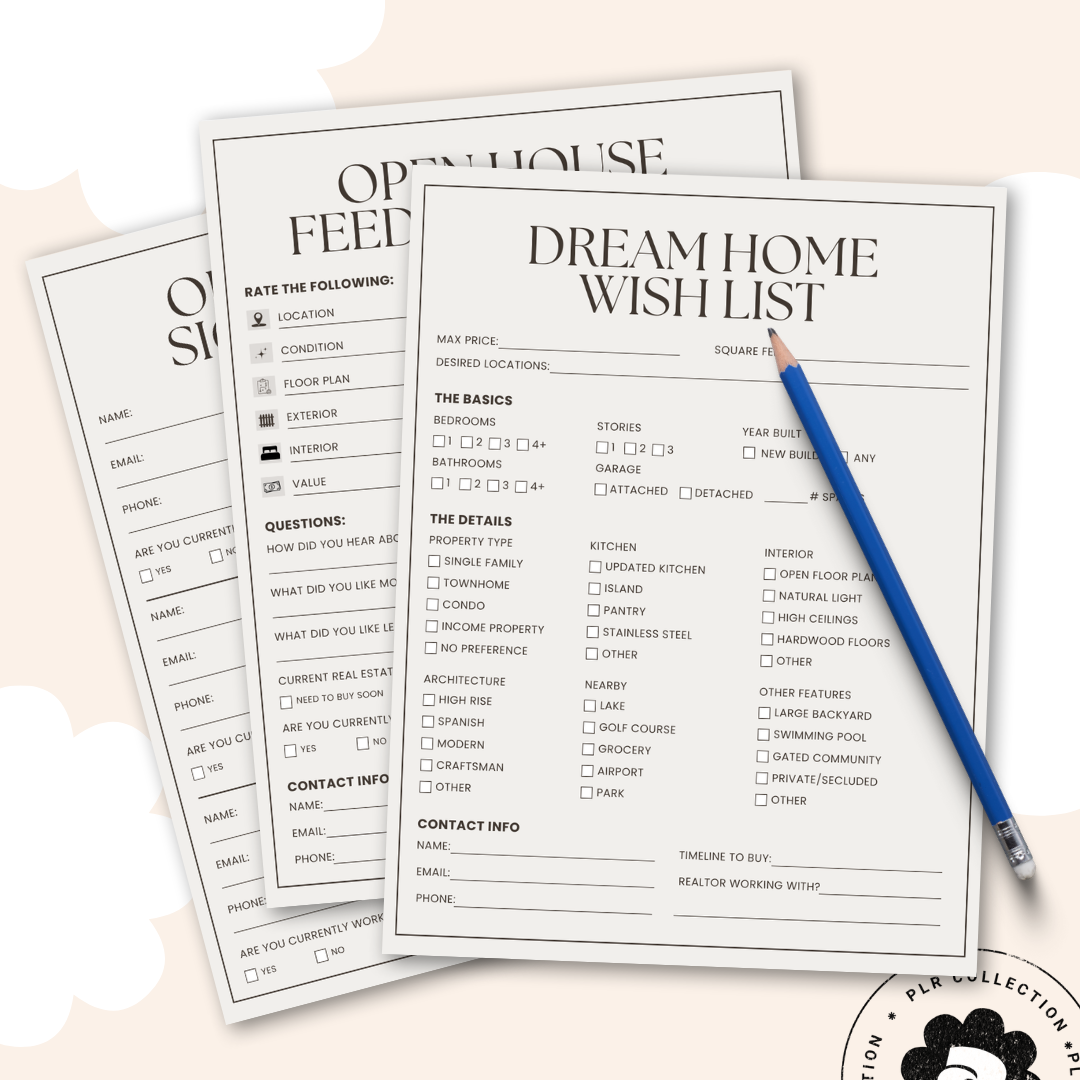 House Hunting Resource Bundle – Canva Template (PLR)
