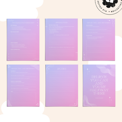 PLR - Vision Journal Canva Template (Commercial Use)