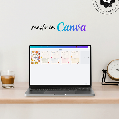 Printable Recipe Book Canva Template | PLR Resell Rights