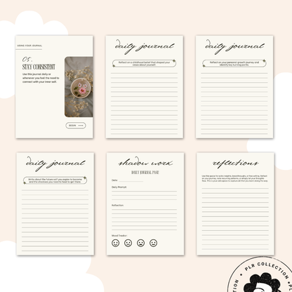 Shadow Work Journal – Canva Template (PLR)