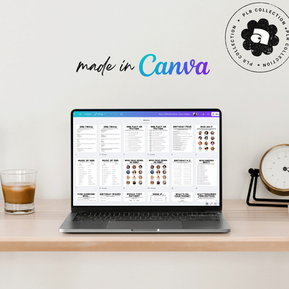 Bachelorette Party Games Bundle – Canva Template (PLR)