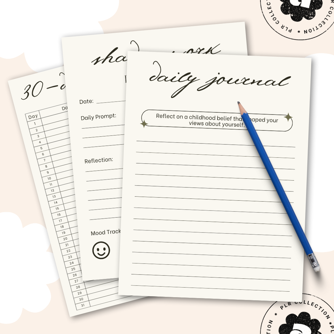 Shadow Work Journal – Canva Template (PLR)