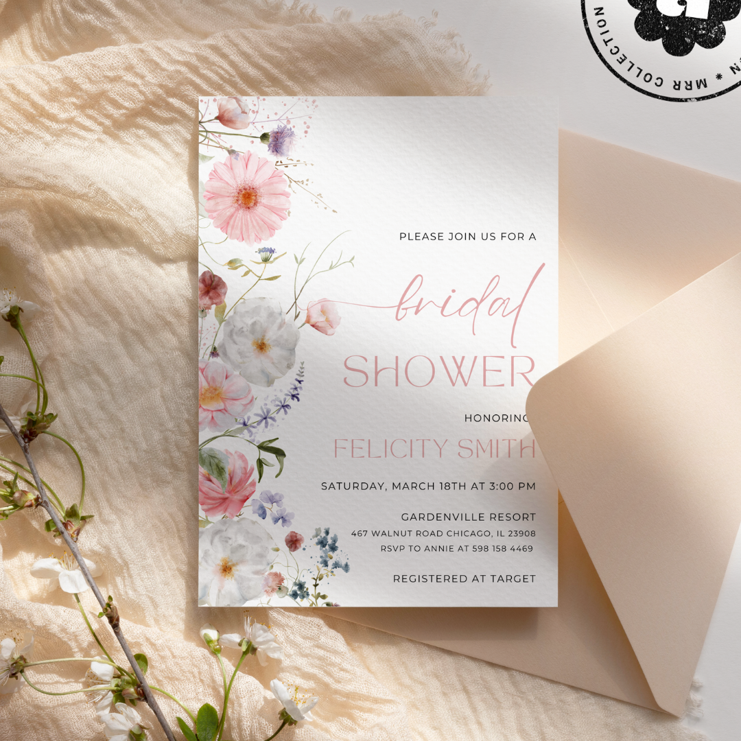 MRR - Elegant Bridal Shower Canva Template Bundle