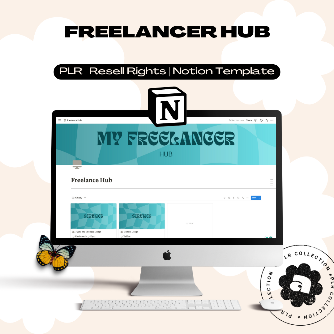 PLR - Freelancer Hub Notion Template (Commercial Use)