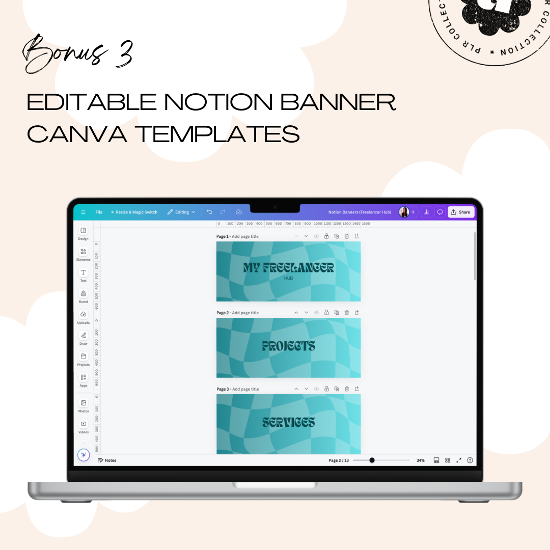 PLR - Freelancer Hub Notion Template (Commercial Use)