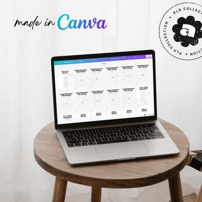 PLR - Dinner Party Games Canva Template Bundle (Commercial Use)